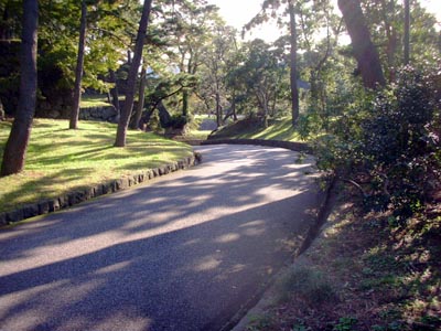 狐坂 坂上から見る