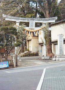 雪谷八幡神社と宮前坂